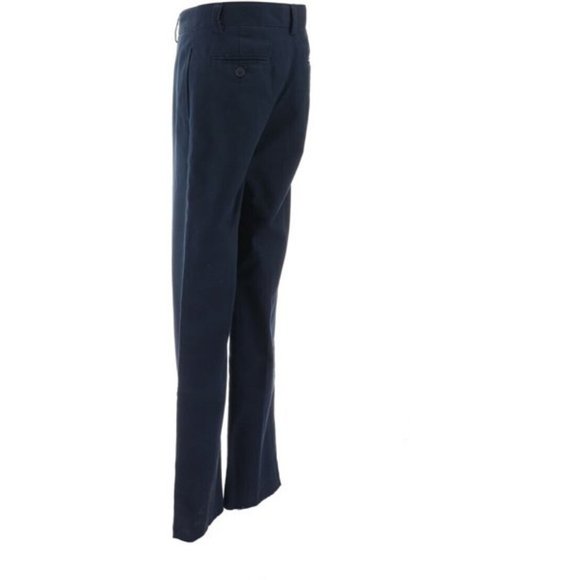 NWT LANDS' END UNIFORM TAILORED STAIN/WATER RESISTANT PANTS CLASSIC NAVY 14 - Picture 5 of 12